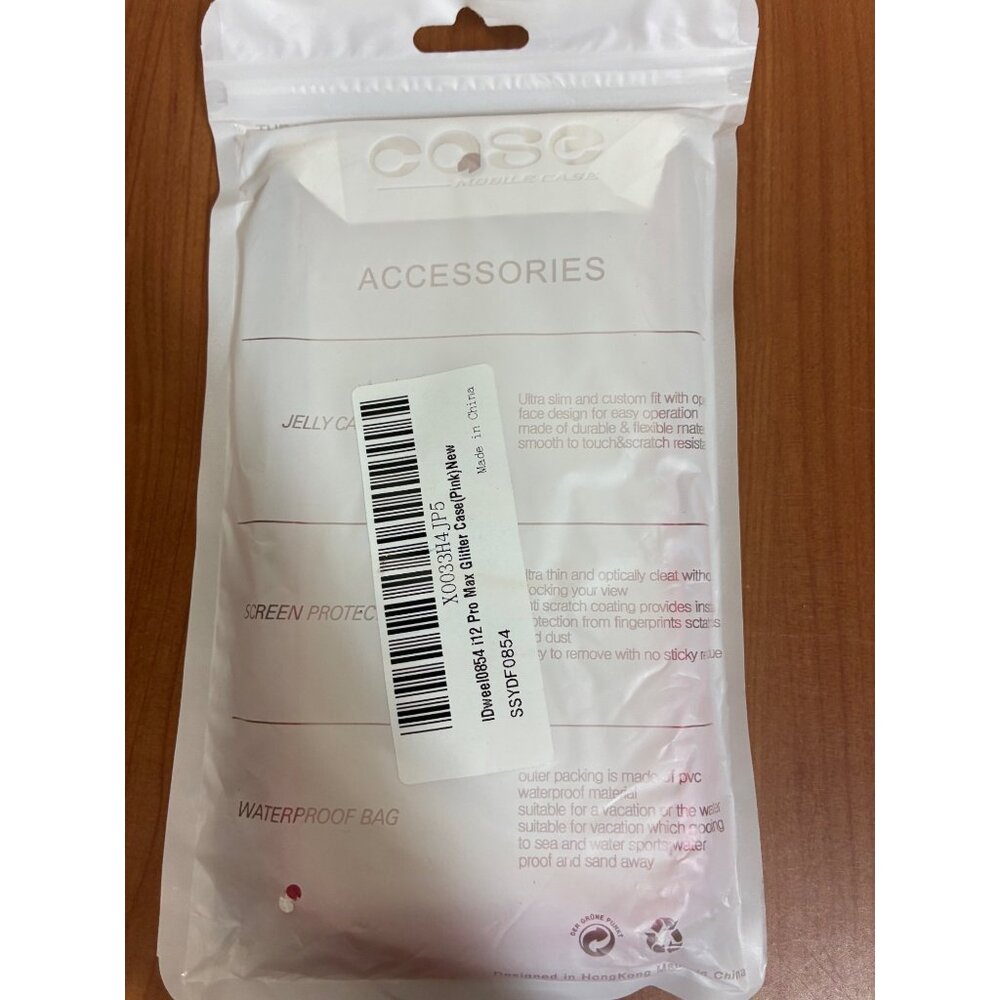 Cell Phone Case for iPhone 12 Pro Max Glitter Case Pink - Picture 5 of 8